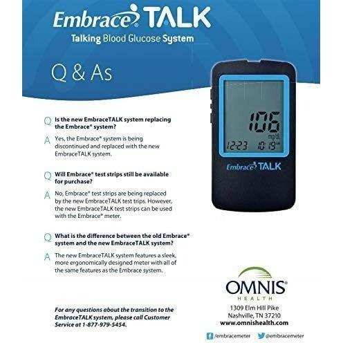Embrace TALK Blood Glucose Meter Kit - Shop Home Med