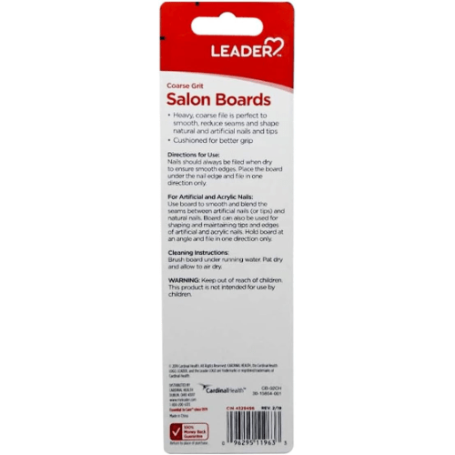 Leader Salon Boards Black - 2 Ct