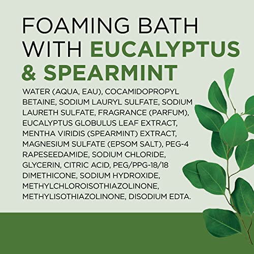 Dr. Teal's Foaming Bath Relax & Relief Eucalyptus & Spearmint - 34 Oz