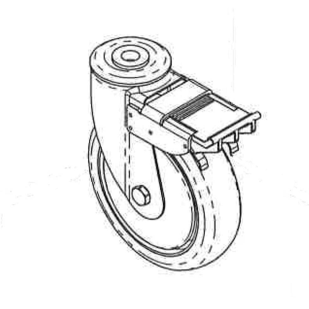 Invacare 5" Locking Swivel Caster Kit for Patient Lift — Shop Home Med