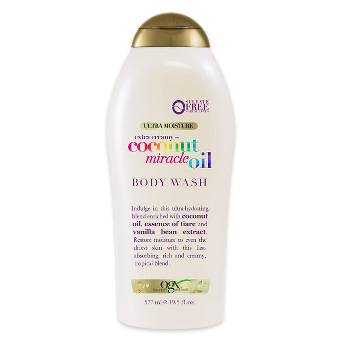 Ogx Extra Creamy + Coconut Miracle Oil Body Wash - 19.5 Oz