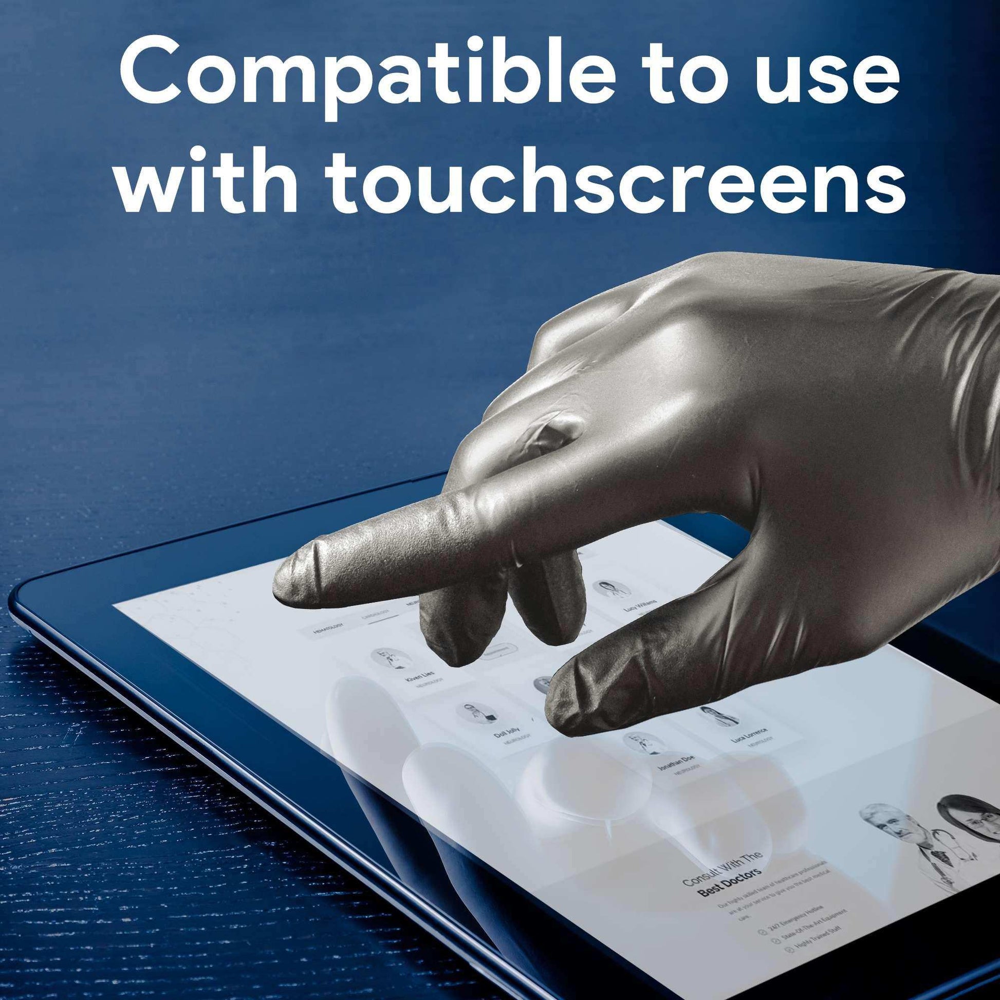 WeCare Pearlescent Chrome Disposable Nitrile Gloves - Shop Home Med