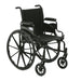 Invacare 9000XT Wheelchair with Fixed Height Space-Saver Arms