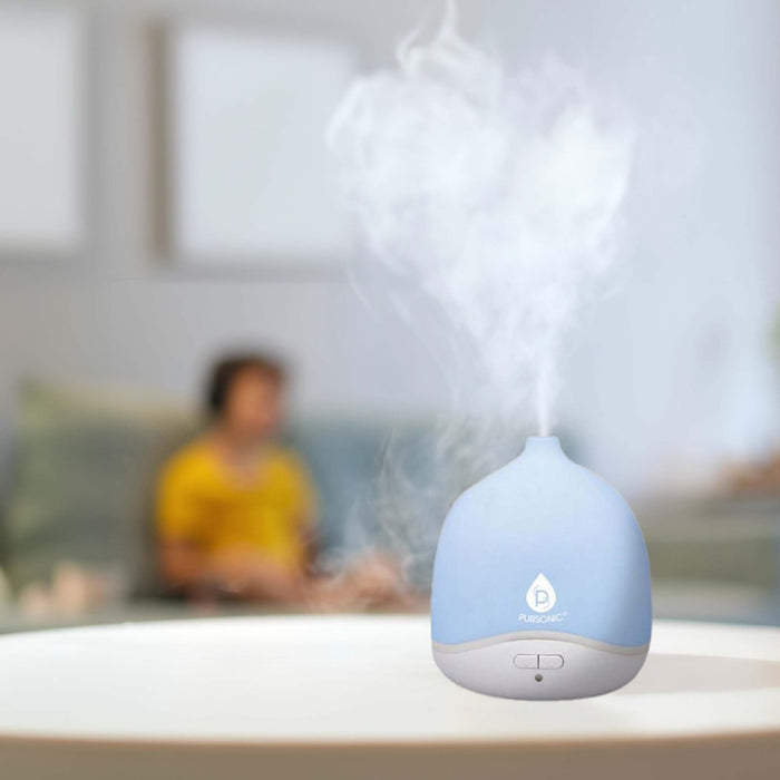 Pursonic Waterless Aroma Diffuser + Aromatherapy Essential Oils