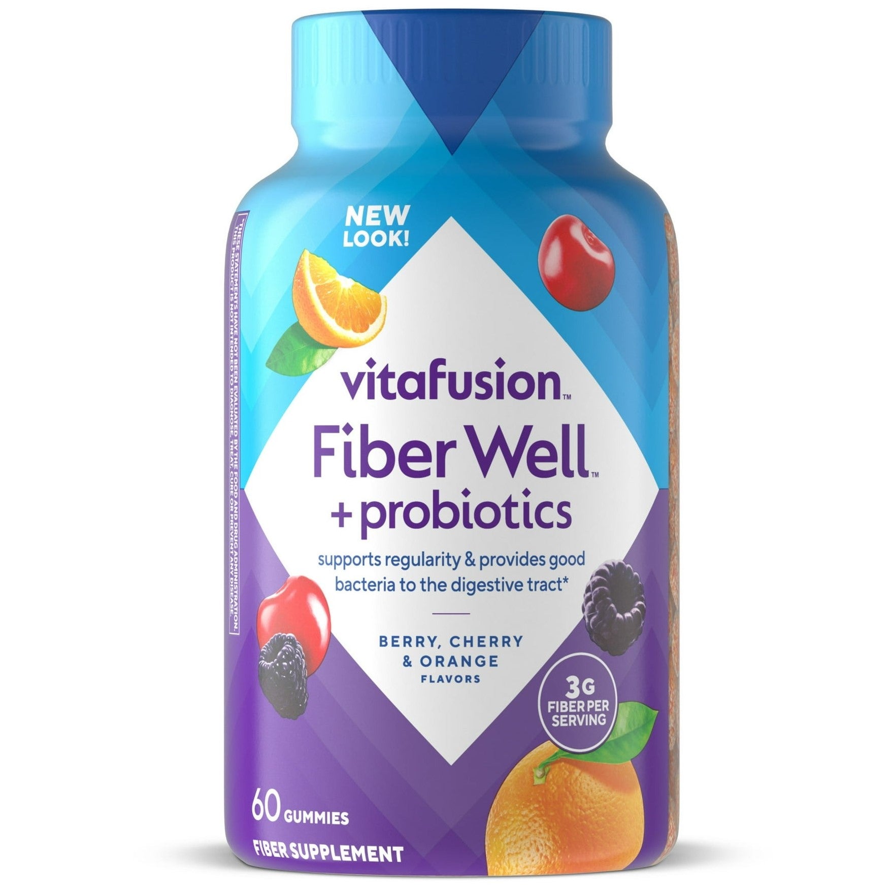 Gomitas Vitafusion Fiber Well + Probióticos para adultos 