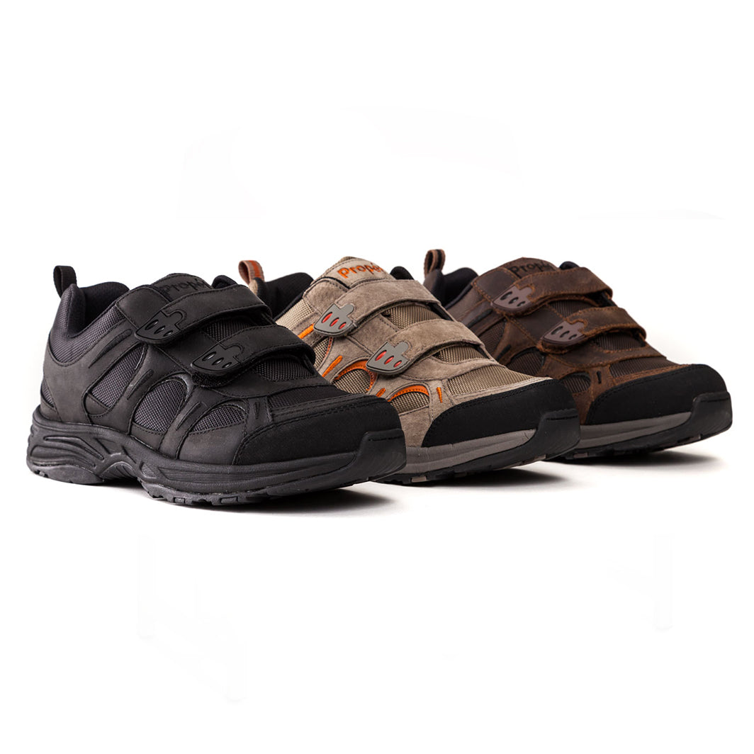 Zapatillas deportivas sin cordones Connelly Strap para hombre de Propet Footwear, aptas para diabéticos y ortopédicos