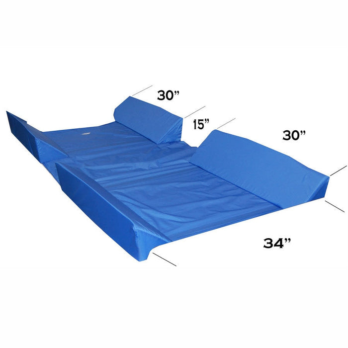 30-Degree Full Body Bed Support System with 4 Attached Bolsters