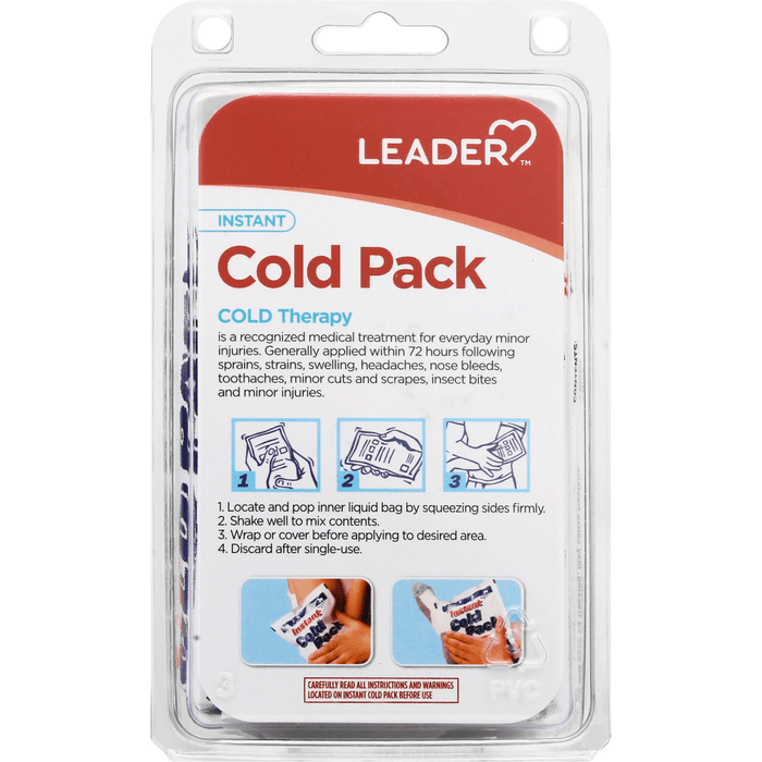 Leader Instant Cold Pack Pain & Swelling Relief