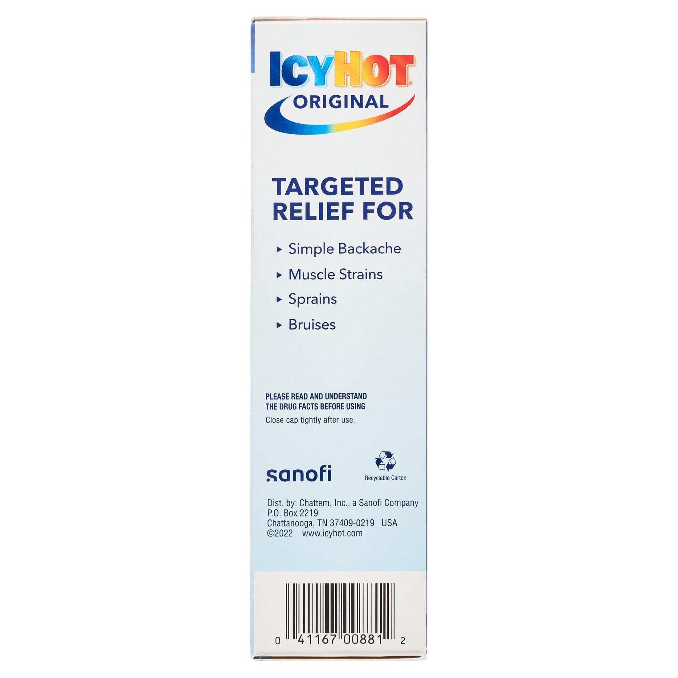 Icy Hot Original Topical Pain Relieving Cream - 1.25 oz - Shop Home Med