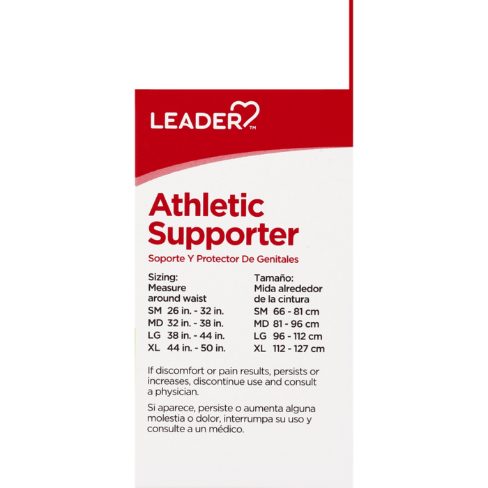 Leader Athletic Shield Supporter - White