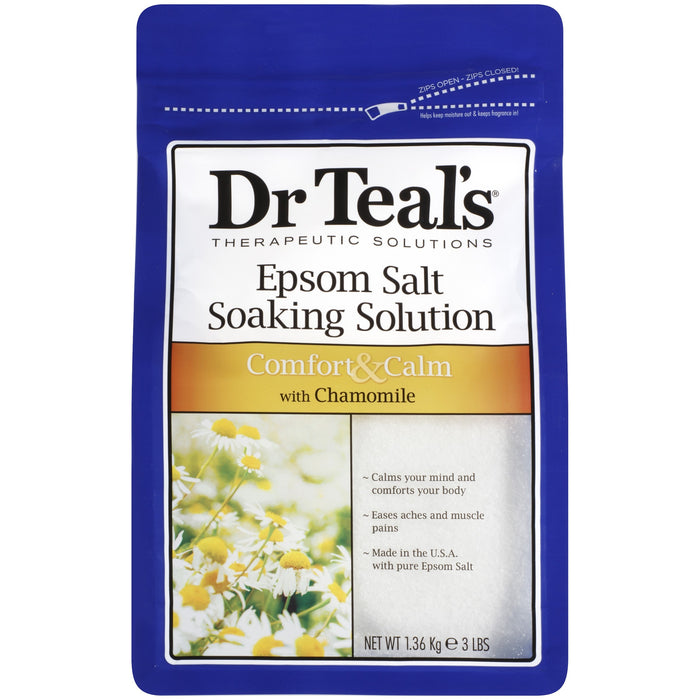 Dr. Teal's Pure Epsom Salt Soak Comfort & Calm w/ Chamomile - 3 Lbs