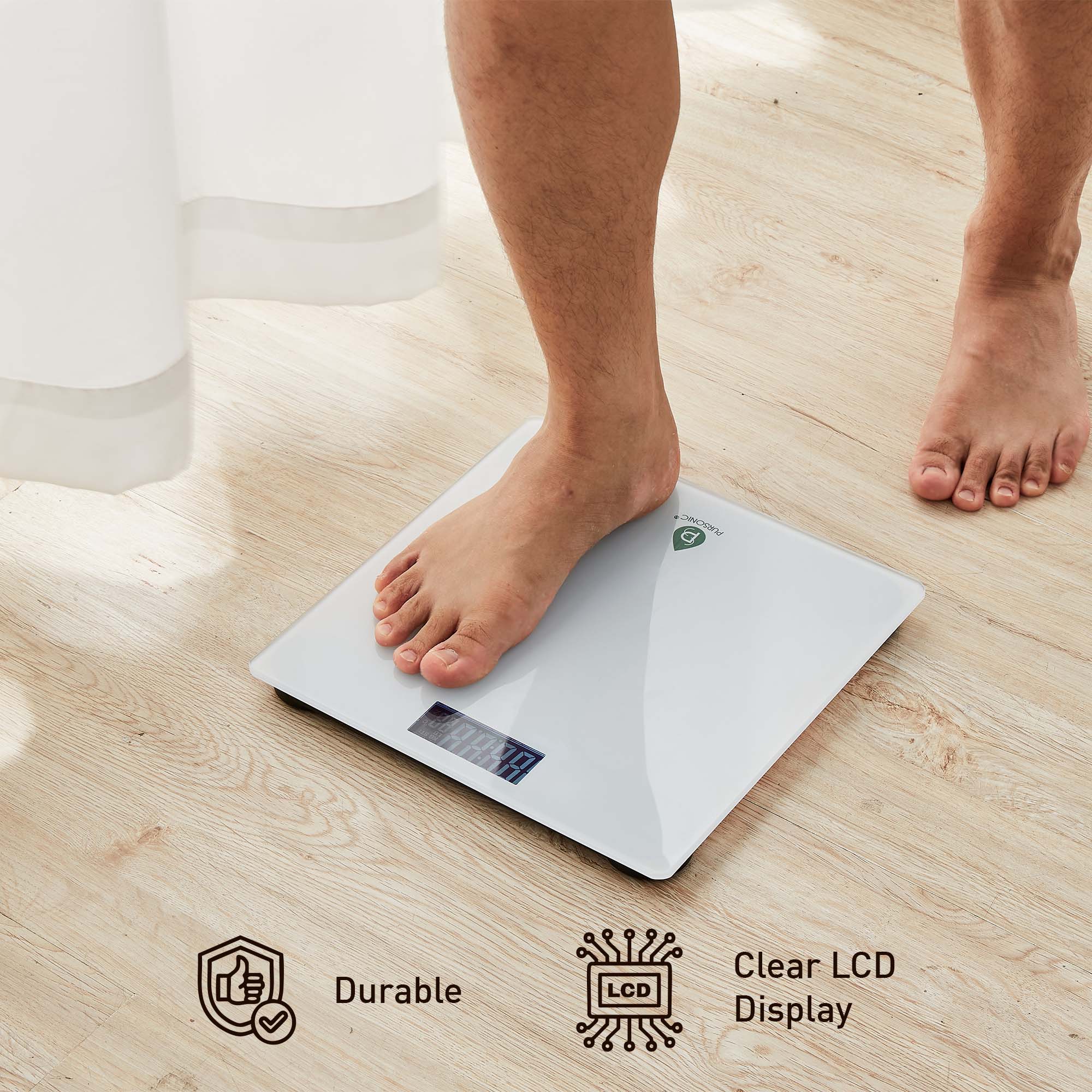 Pursonic Luxury Towel Warmer Bucket, Digital Scale, and Bamboo Bath Body Brush shophomemed