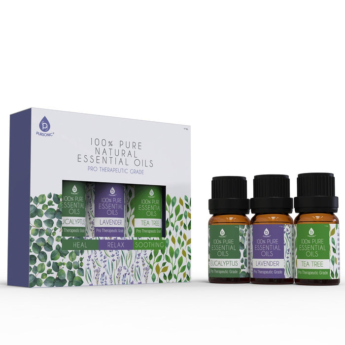 Pursonic 100% Pure Essential Oils Set Premium Aromatherapy