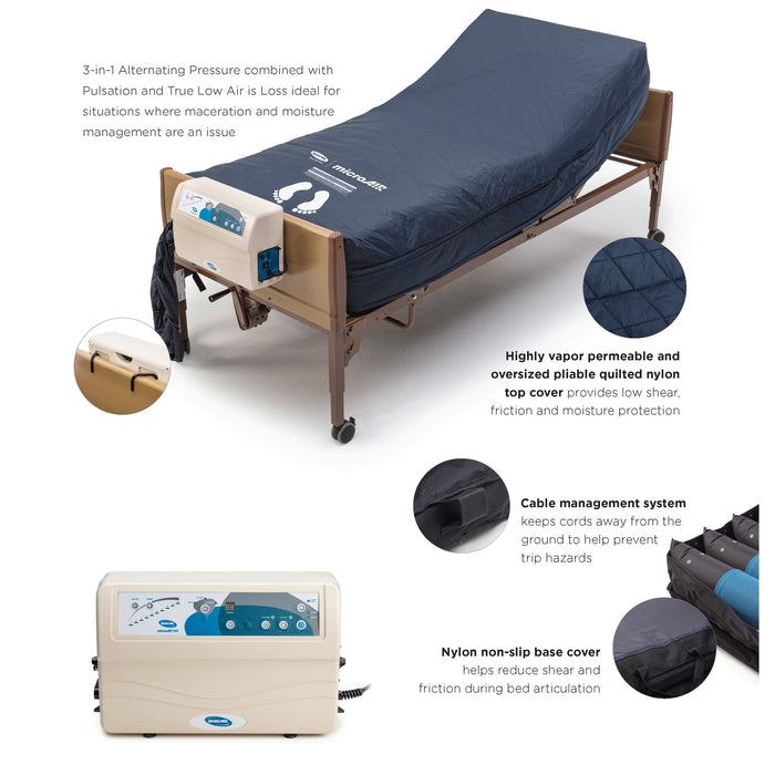 Invacare microAIR MA800 Alternating Pressure Low Air Loss Mattress System