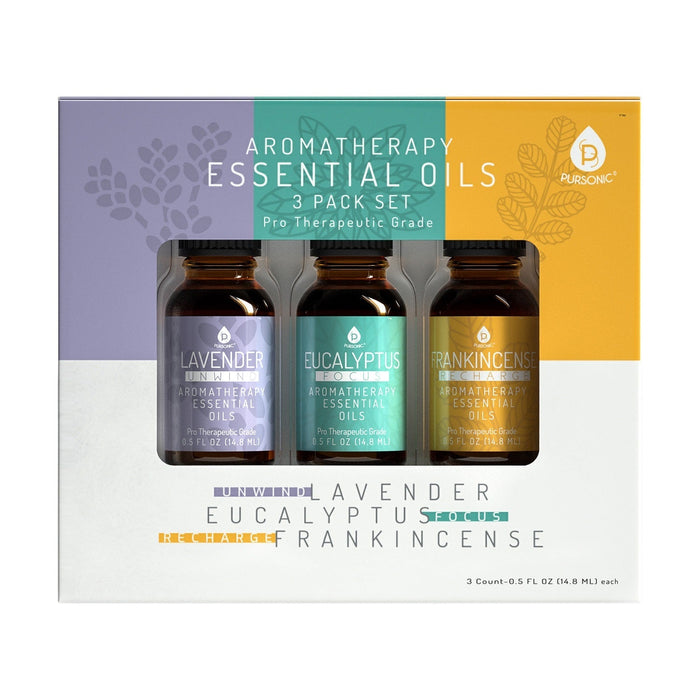 Pursonic 100% Pure Essential Oil Blends & Aromatherapy Oils Set