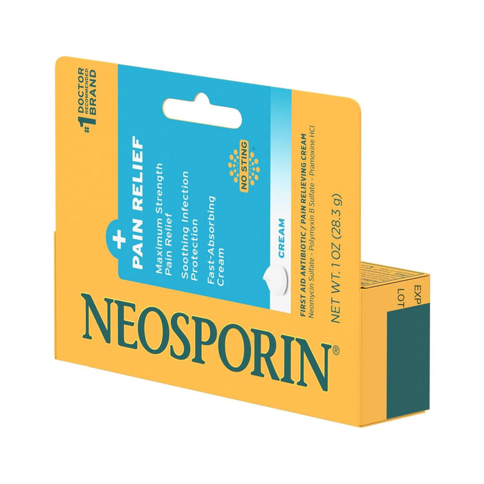Neosporin +Pain Relief Max Strength First Aid Antibiotic Cream - 1 Oz - Shop Home Med