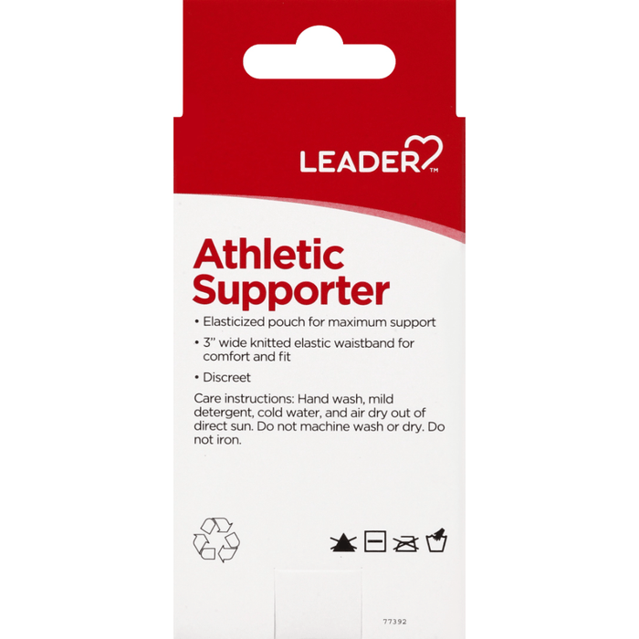 Leader Athletic Shield Supporter - White