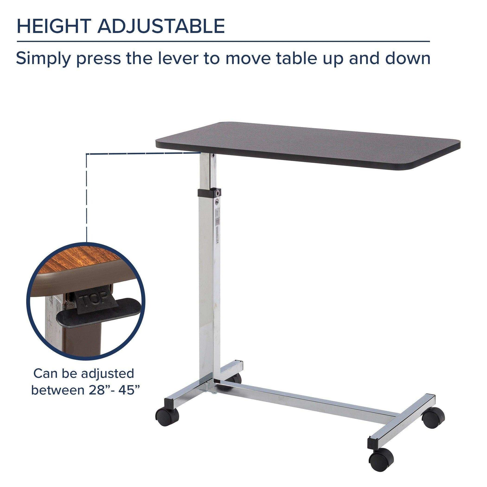 Drive Medical Non Tilt Top Overbed Table - Shop Home Med