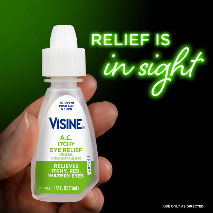 Visine A.C. Itchy Eye Relief Astringent/Redness Reliever Eye Drops