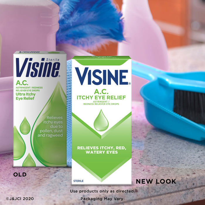 Visine A.C. Itchy Eye Relief Astringent/Redness Reliever Eye Drops