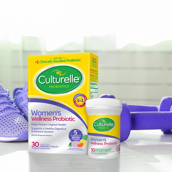 Culturelle Women’s Wellness Daily Chewable Probiotics - 30 Ct