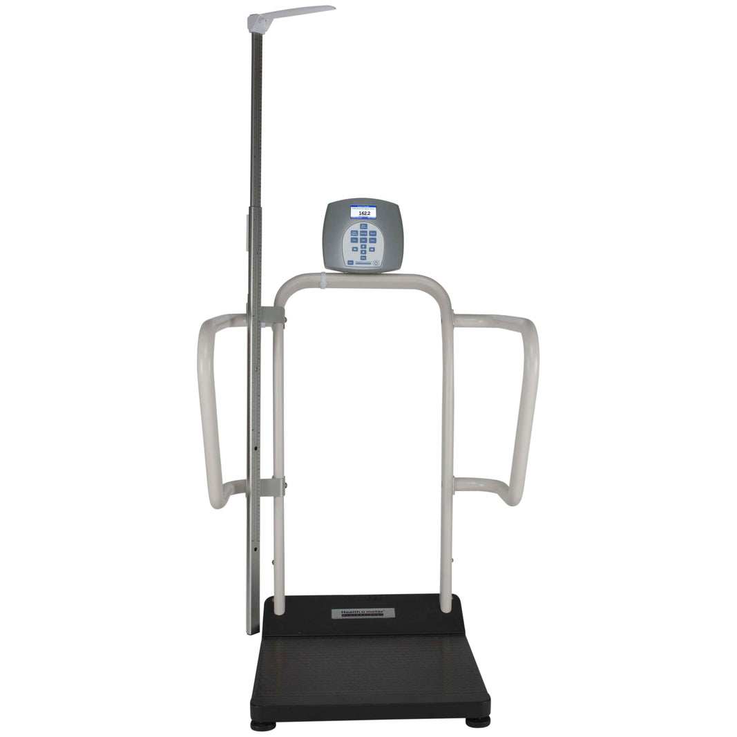 Health o Meter 1100 Series Digital Platform Scale with Handrails