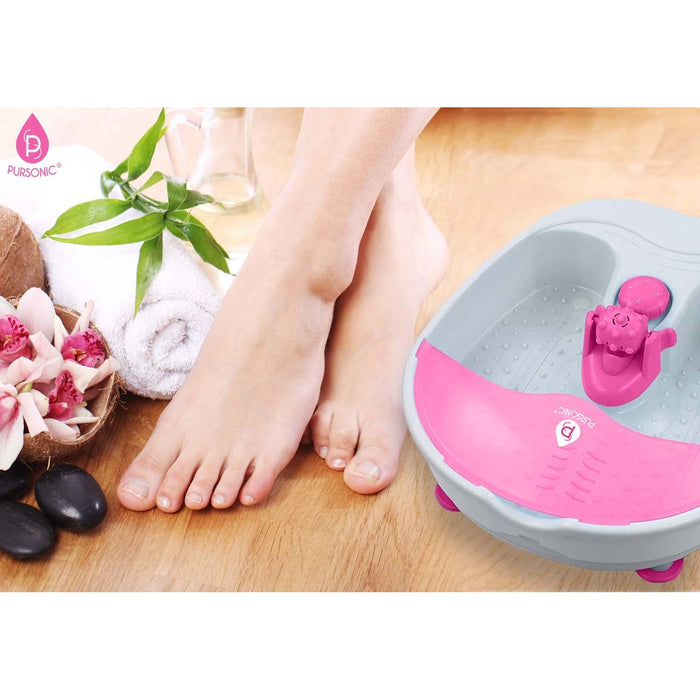 Pursonic Foot Spa Massager with Tea Tree Oil Foot Salt Scrub