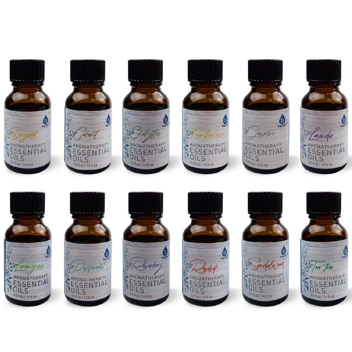 Pursonic Aromatherapy Essential Oils - Pack of 12