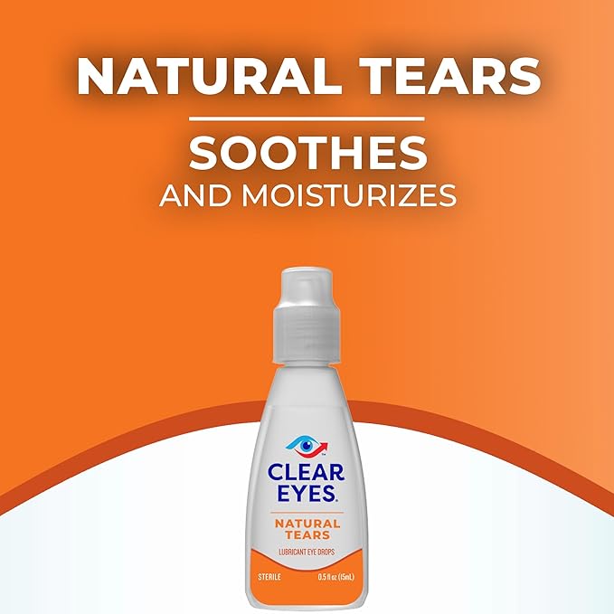 Clear Eyes Natural Tears Drops Mild