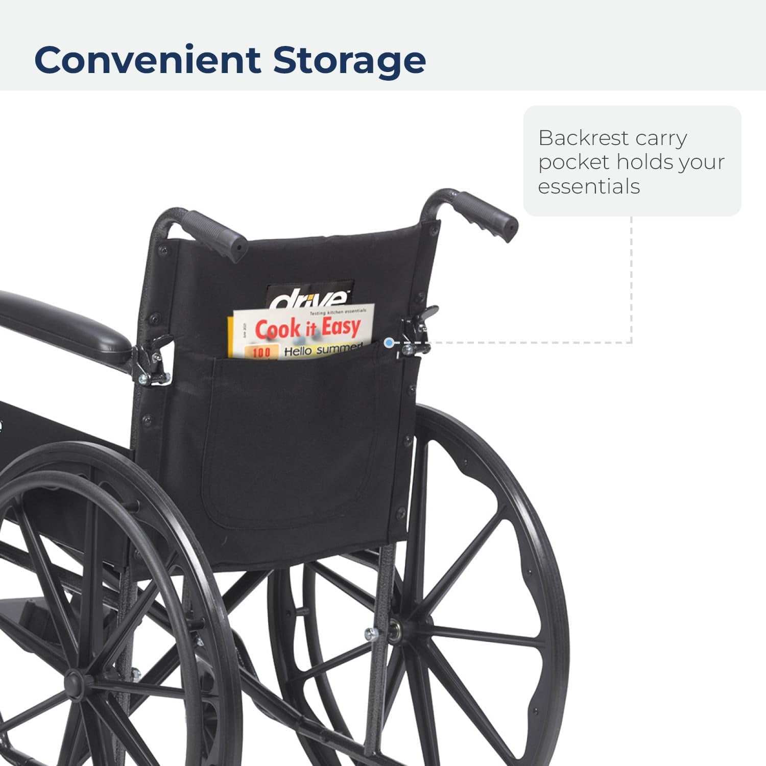 Drive Medical Silver Sport 1 Wheelchair