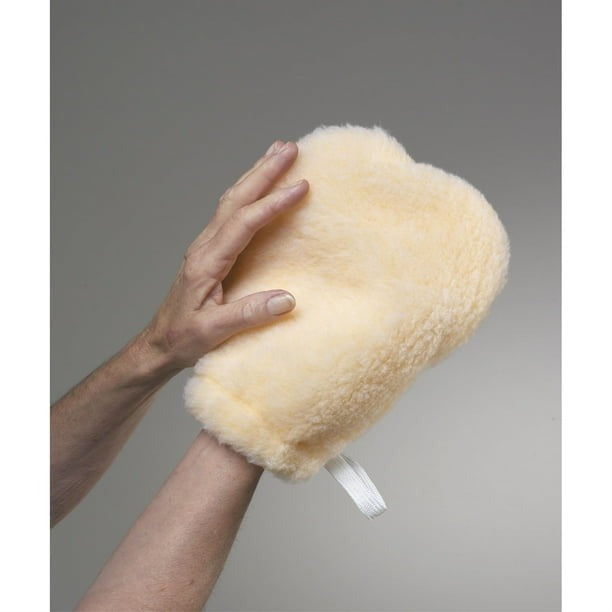 Soft Plush Bath Mitt with Soap Pocket