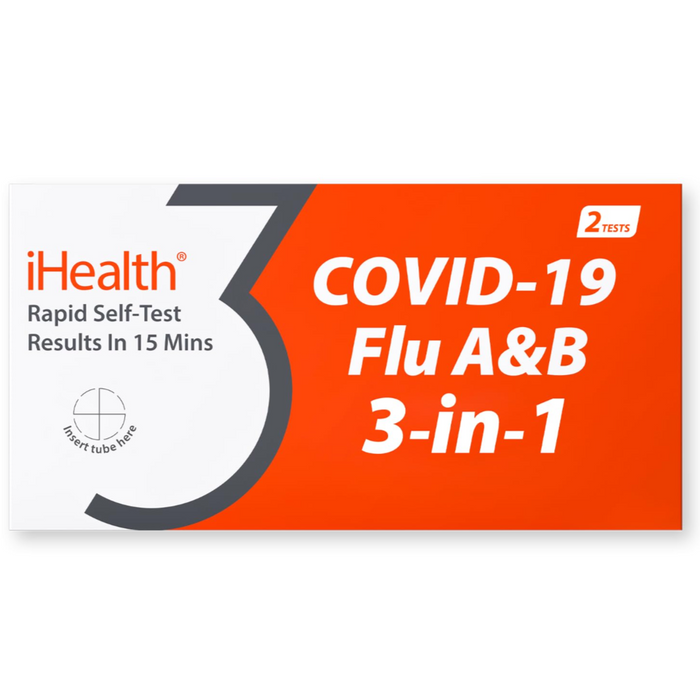 iHealth Covid-19 Flu A&B 3-In-1 Self-Test