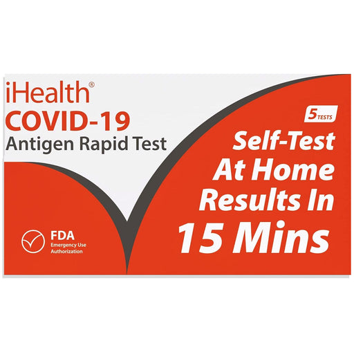 iHealth COVID-19 Antigen Rapid Test at Home Self-Test Results in 15 Mins