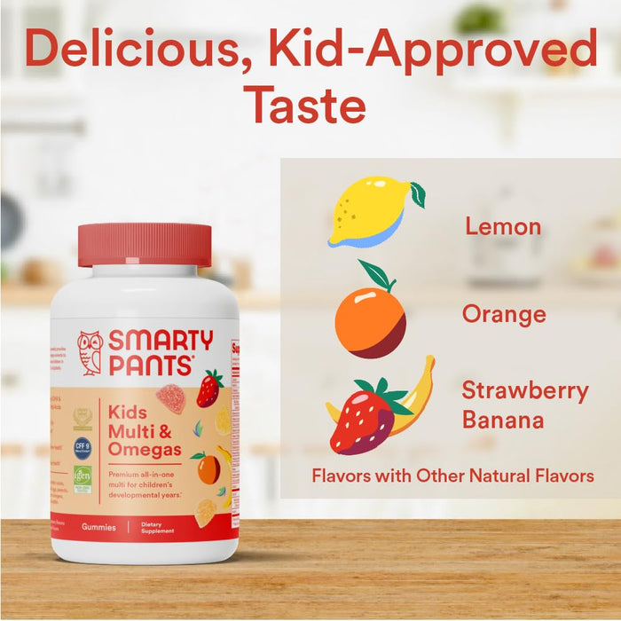 SmartyPants Kids Multi & Omega 3 Fish Oil Gummy Vitamins