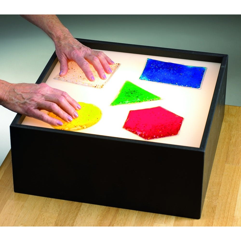 Clear Geometric Gel Shapes shophomemed