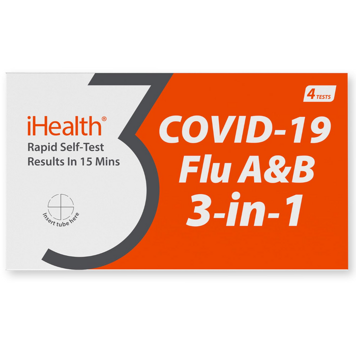 iHealth Covid-19 Flu A&B 3-In-1 Self-Test