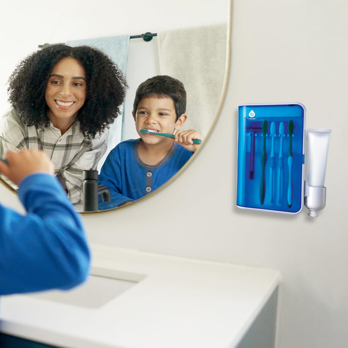 Pursonic Wall Mountable Portable UV Family Toothbrush Sanitizer