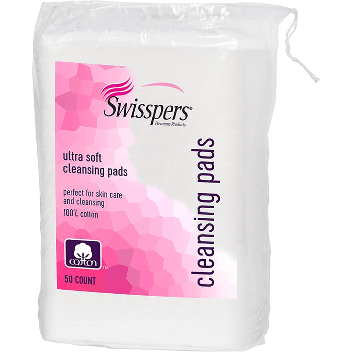 Swisspers Ultra Soft Facial Cleansing Cotton Pads - 50 Ct