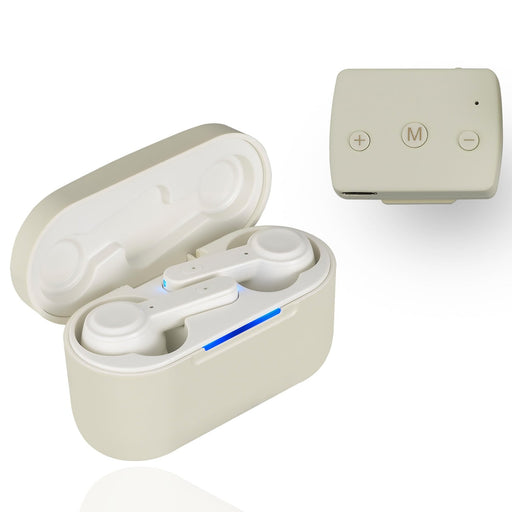 Mimitakara Bluetooth Rechargeable TWS goodHearing T3 Hearing Aid with Transmitter