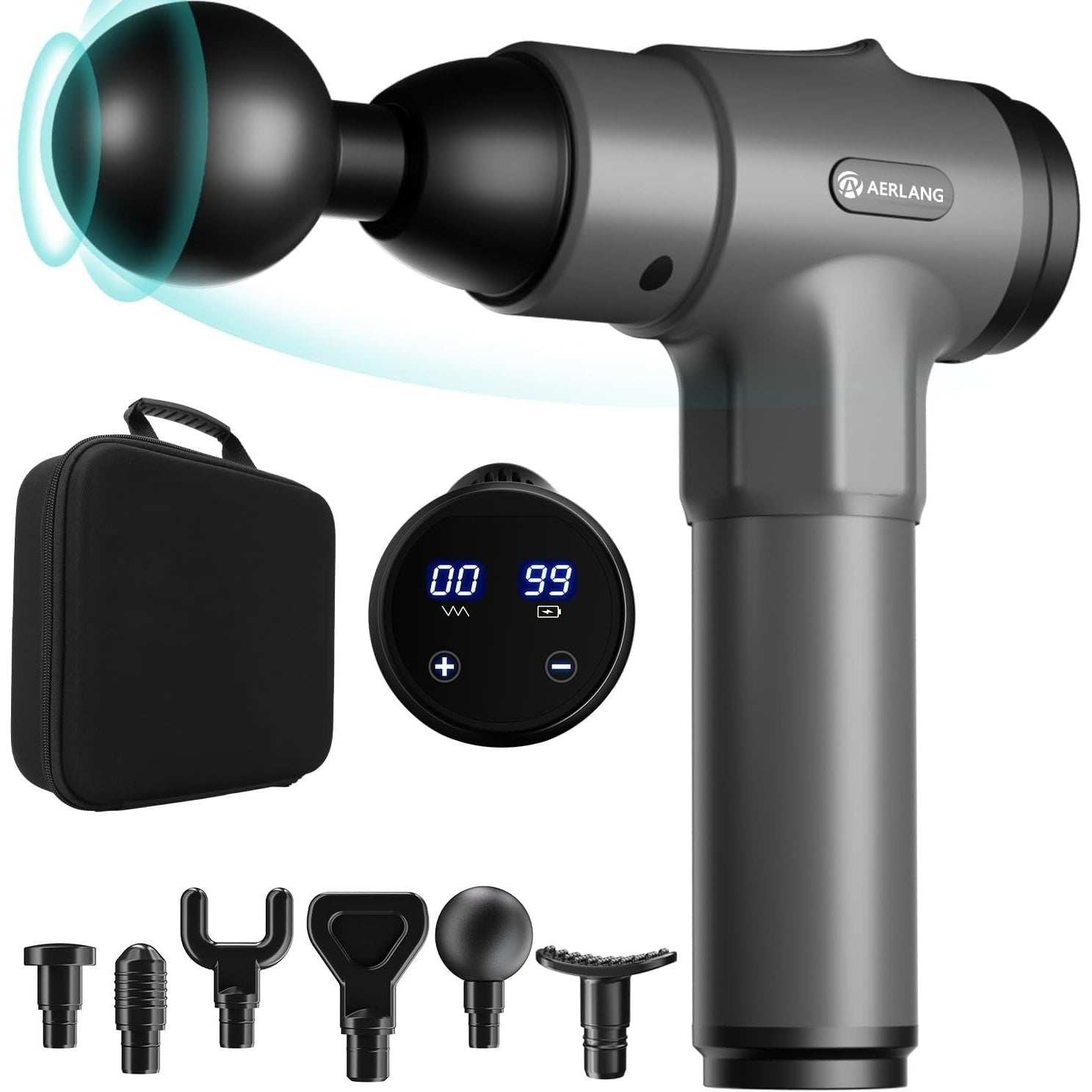 AERLANG Portable Handheld Percussion Massager Gun