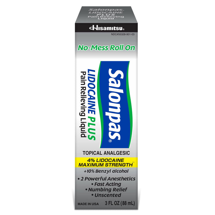 Salonpas Lidocaine Plus Pain Relieving Cream - 3 Oz