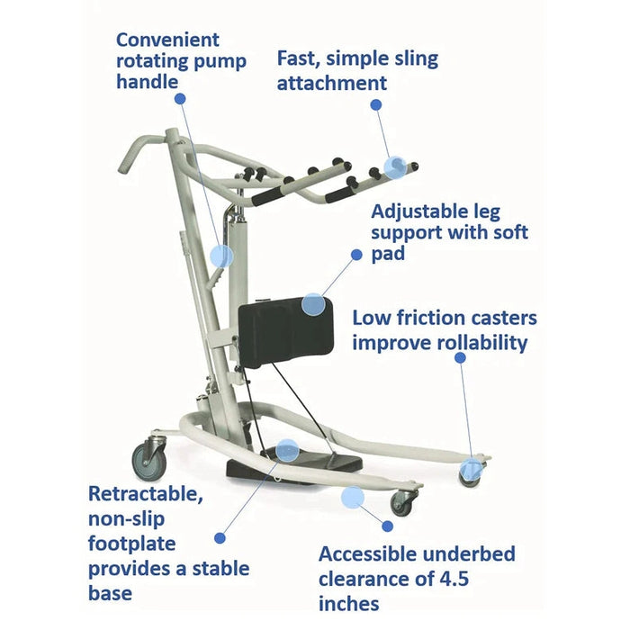 Invacare Get-U-Up Hydraulic Stand Up Lift