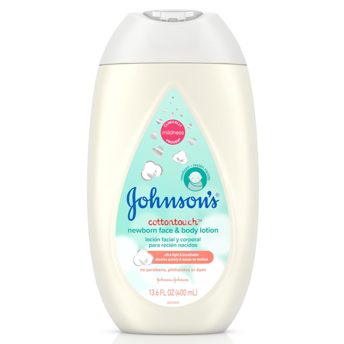 Johnson's CottonTouch Newborn Baby Face & Body Lotion Body Wash & Shampoo