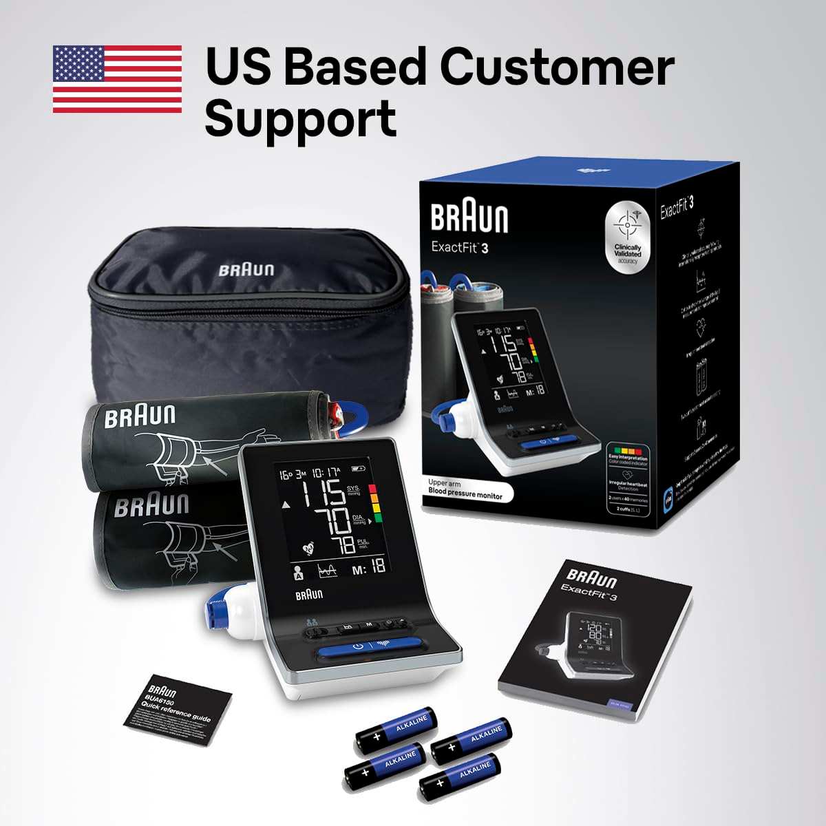 Braun ExactFit 3 Upper Arm Blood Pressure Monitor