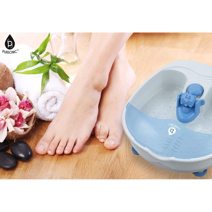 Pursonic Foot Spa Massager with Tea Tree Oil Foot Salt Scrub