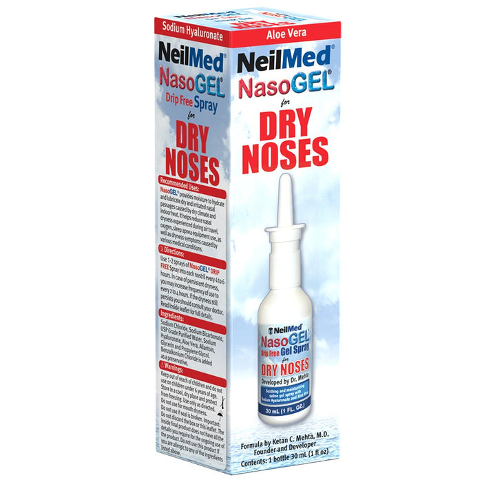 NeilMed NasoGel for Dry Noses Saline Nose Gel Spray