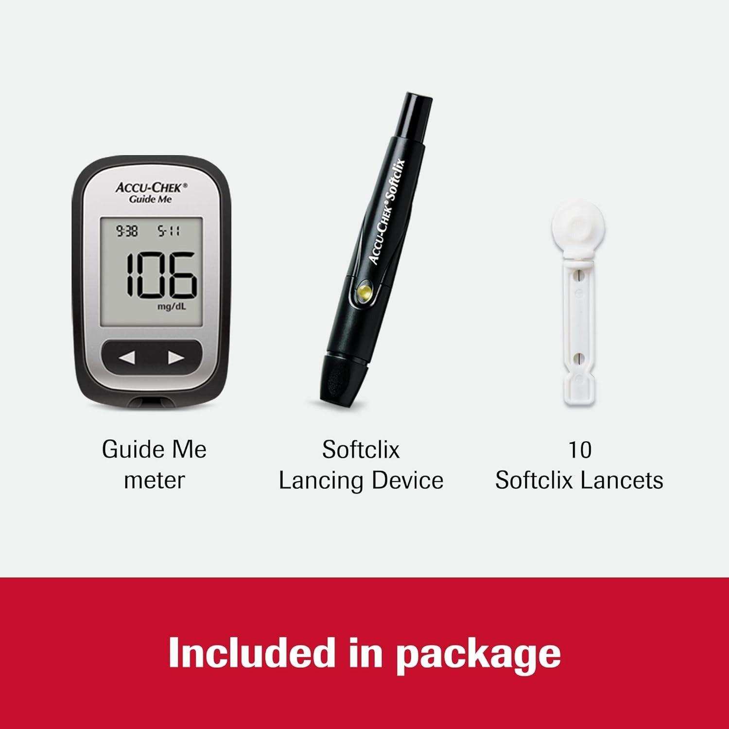 Accu-Chek Guide Me Blood Glucose Monitoring System Kit - Shop Home Med
