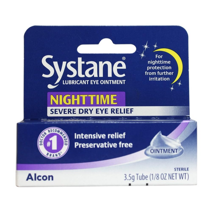 Systane Lubricant Nighttime Severe Dry Eye Therapy Ointment - 3.5g