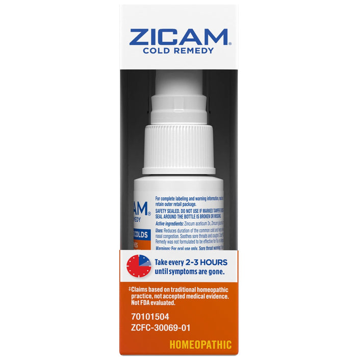 Zicam Cold Remedy Plus Cold Shortening Oral Mist Arctic Mint