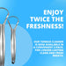 Pursonic 2-Pack Stainless Steel Tongue Cleaner shophomemed